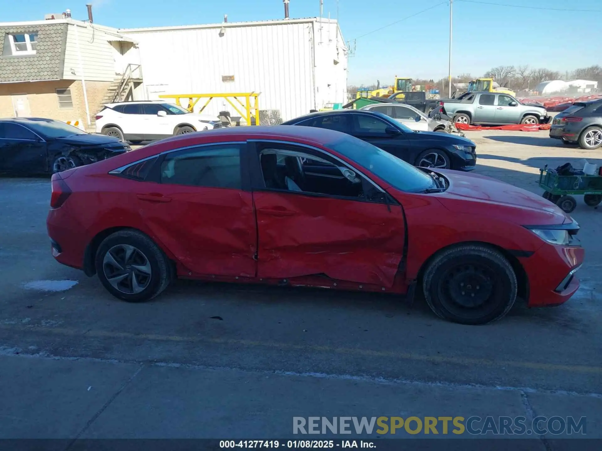 14 Photograph of a damaged car 2HGFC2F69MH537252 HONDA CIVIC 2021