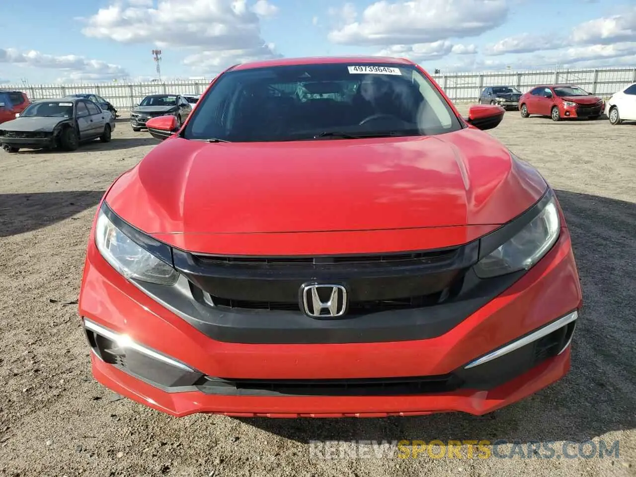 5 Photograph of a damaged car 2HGFC2F69MH553340 HONDA CIVIC 2021