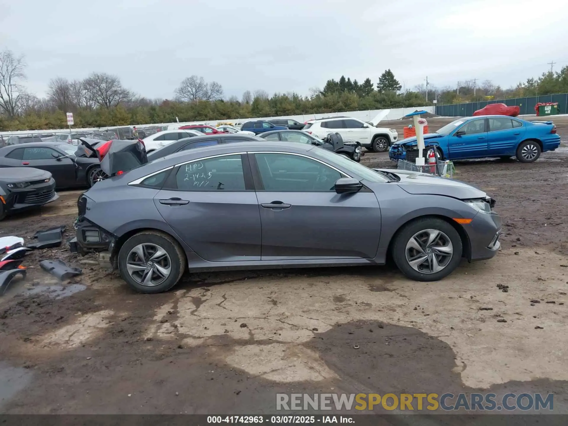 14 Photograph of a damaged car 2HGFC2F6XMH500937 HONDA CIVIC 2021