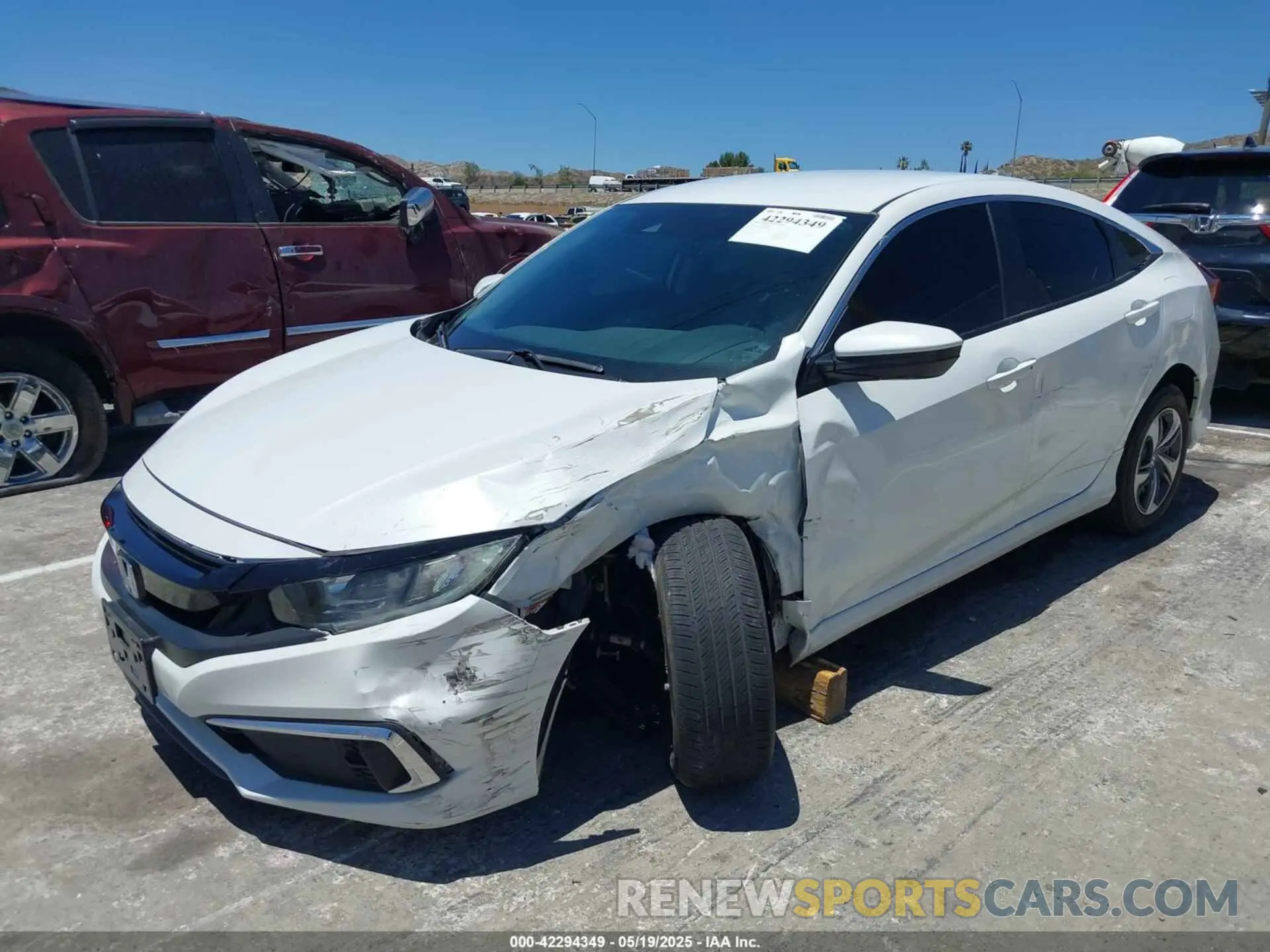 2 Photograph of a damaged car 2HGFC2F6XMH506592 HONDA CIVIC 2021