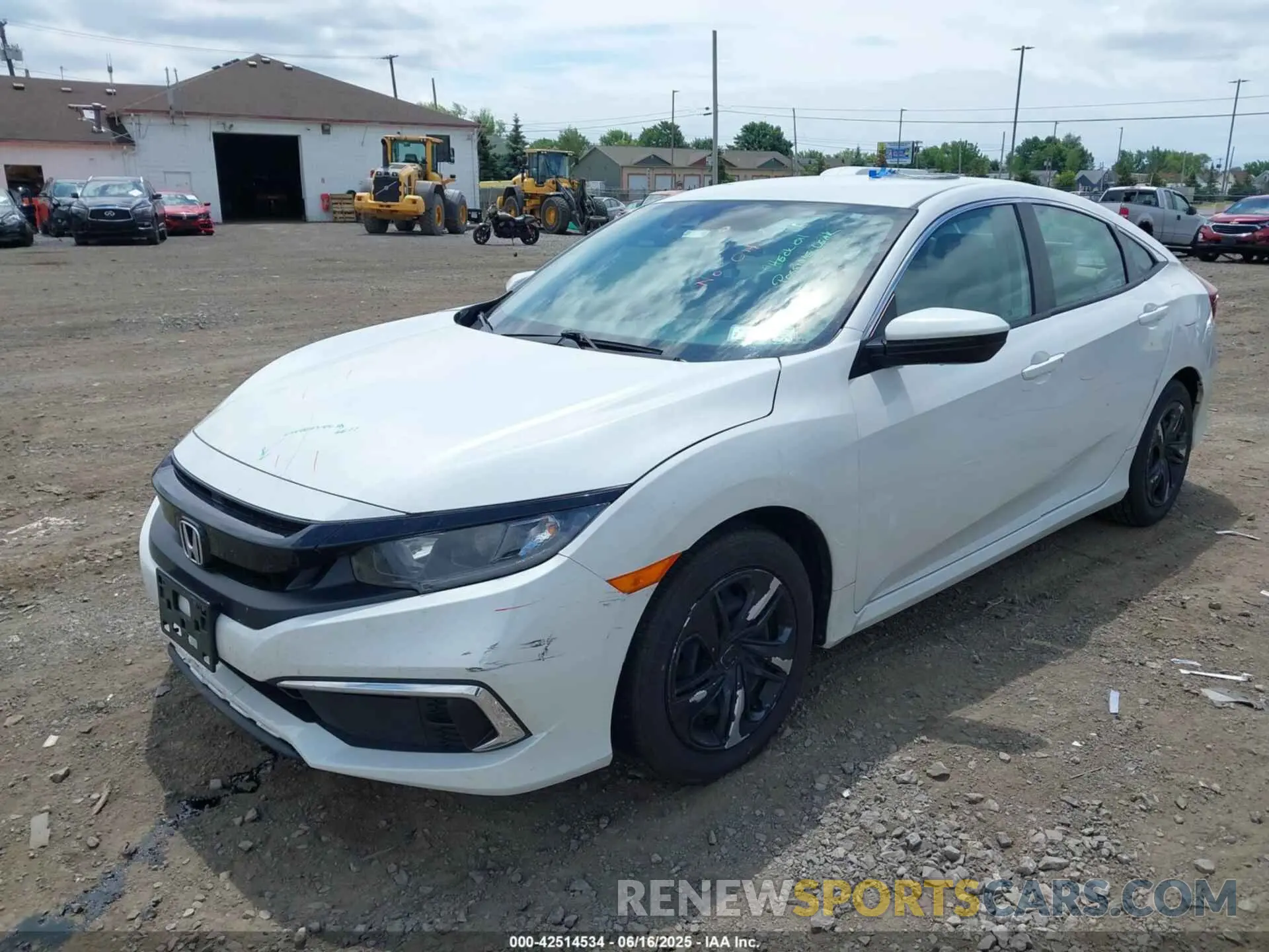 2 Photograph of a damaged car 2HGFC2F6XMH510416 HONDA CIVIC 2021