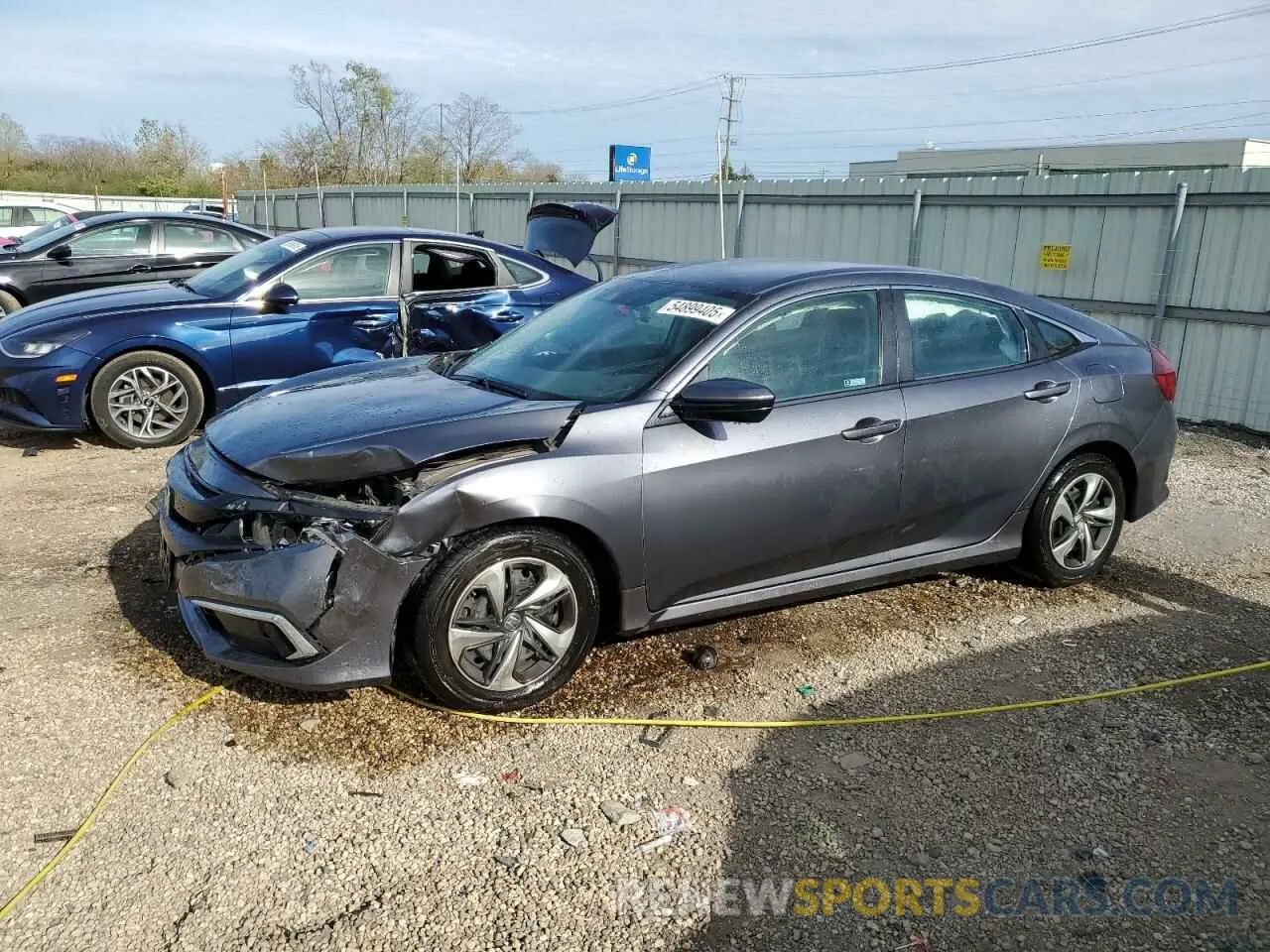 1 Photograph of a damaged car 2HGFC2F6XMH516992 HONDA CIVIC 2021