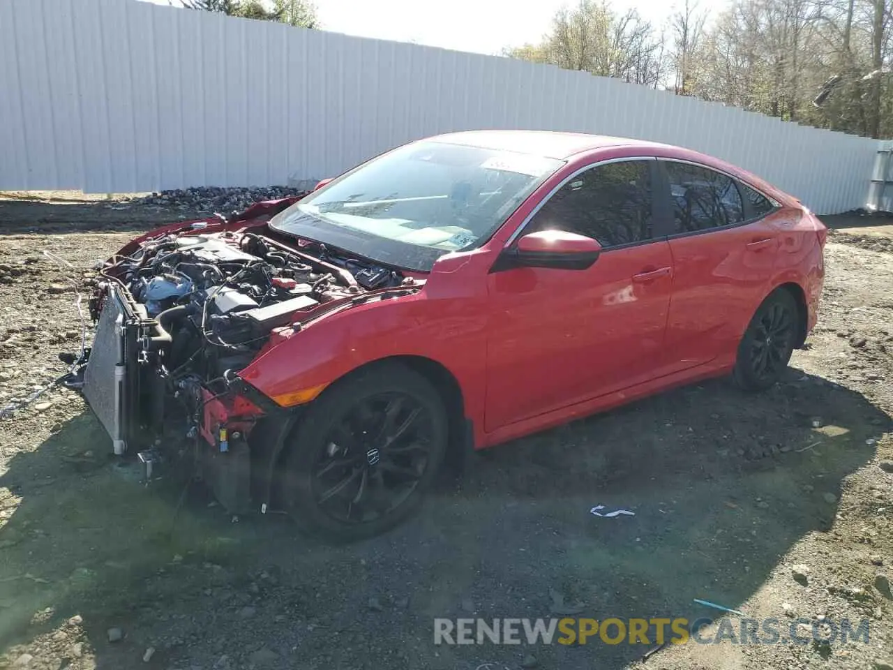 1 Photograph of a damaged car 2HGFC2F6XMH525840 HONDA CIVIC 2021