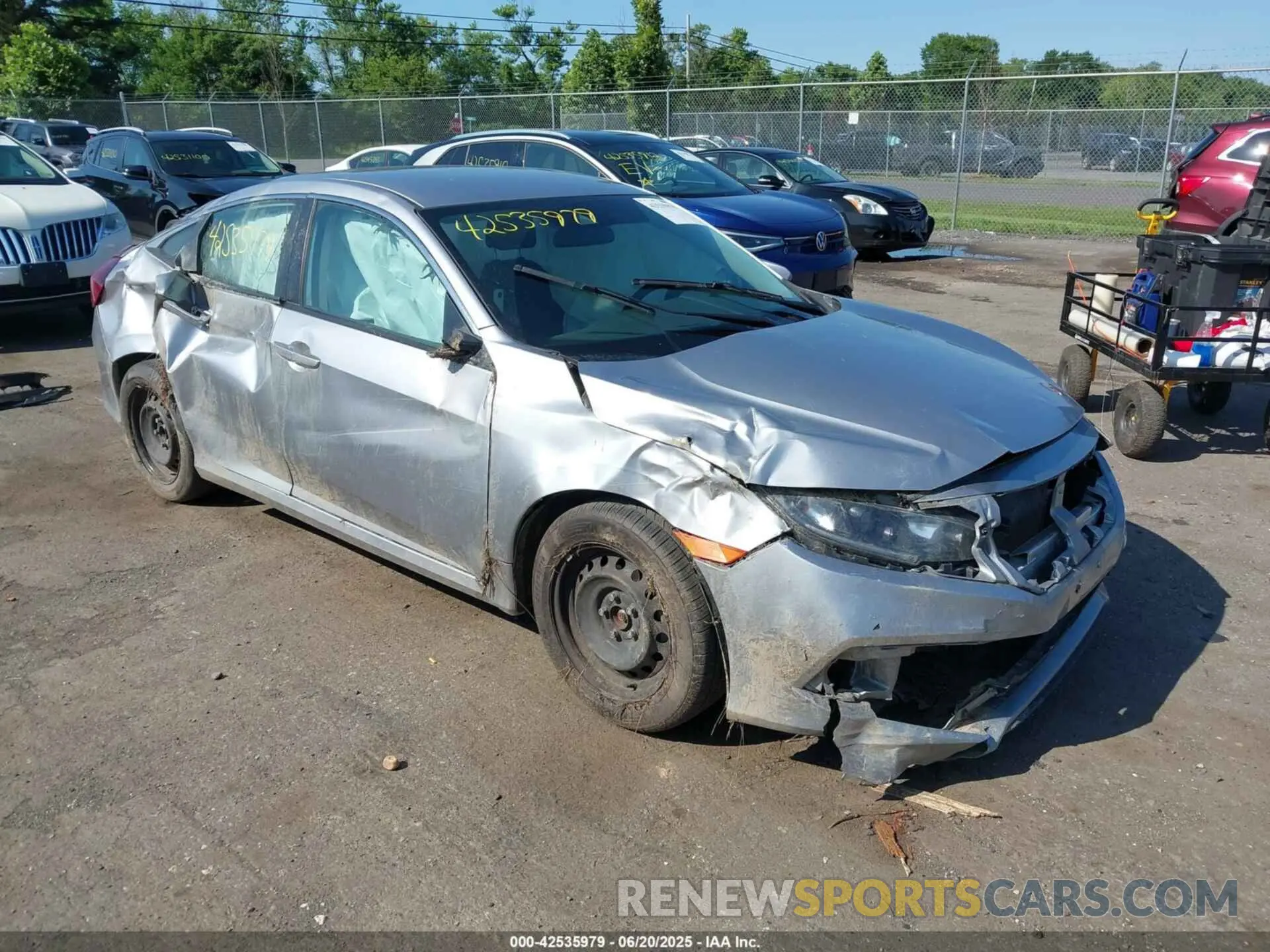 1 Photograph of a damaged car 2HGFC2F6XMH527202 HONDA CIVIC 2021