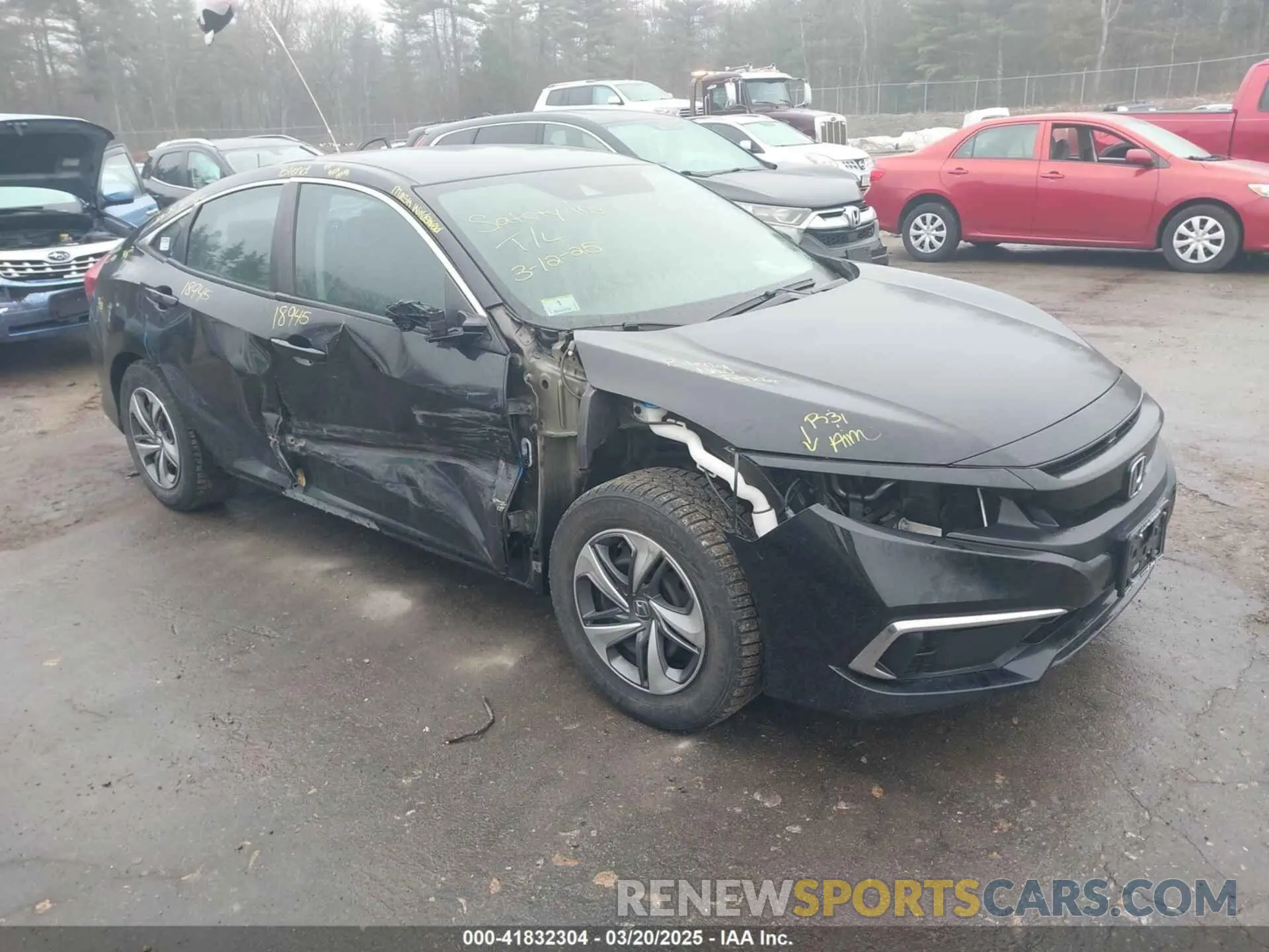 1 Photograph of a damaged car 2HGFC2F6XMH528558 HONDA CIVIC 2021