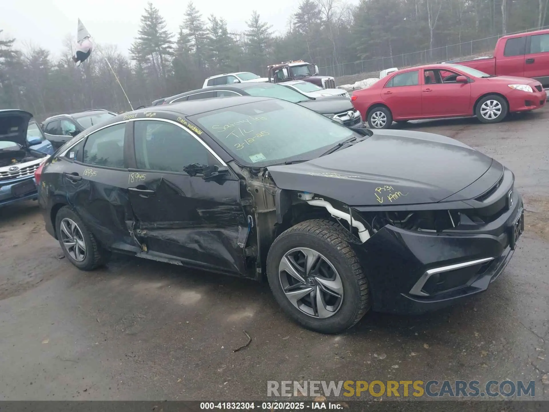14 Photograph of a damaged car 2HGFC2F6XMH528558 HONDA CIVIC 2021