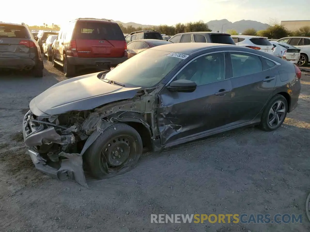 1 Photograph of a damaged car 2HGFC2F6XMH537180 HONDA CIVIC 2021
