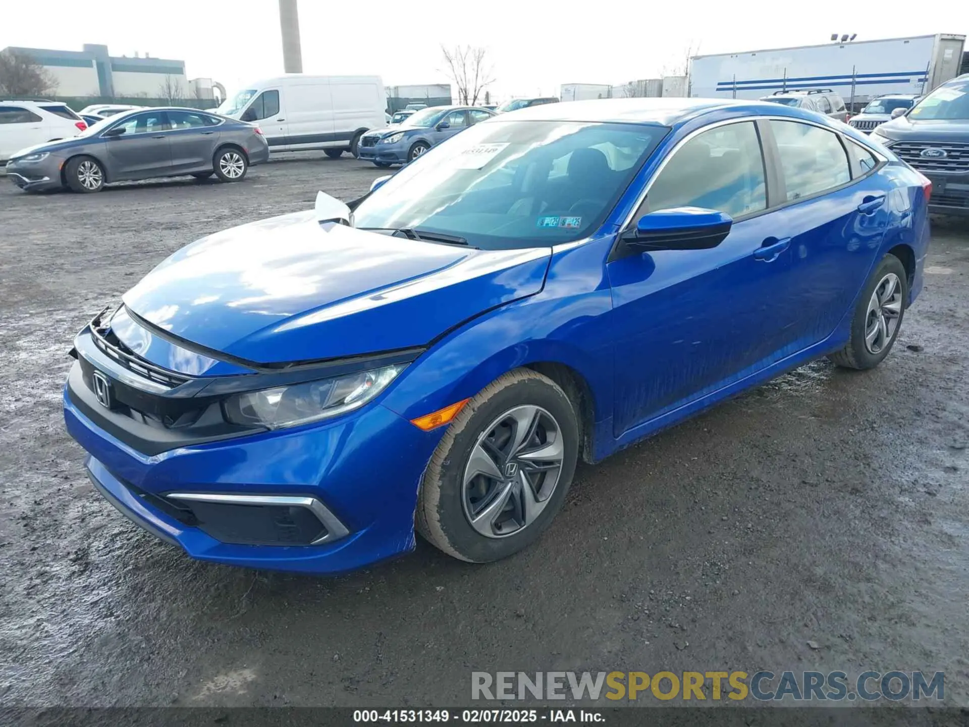 2 Photograph of a damaged car 2HGFC2F6XMH540225 HONDA CIVIC 2021