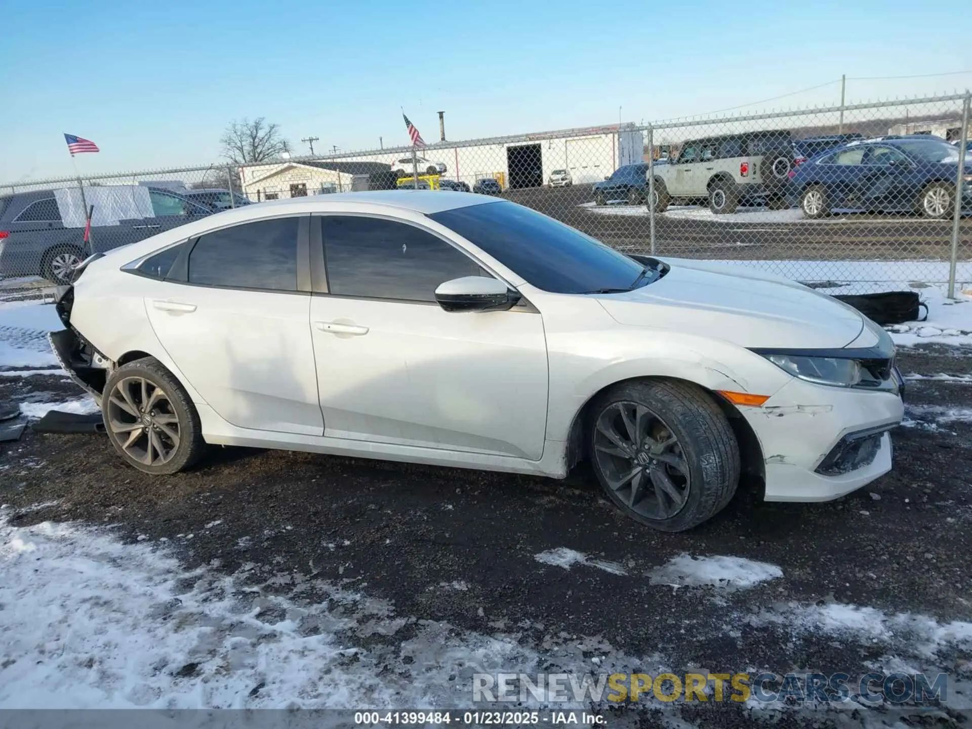 13 Photograph of a damaged car 2HGFC2F80MH502343 HONDA CIVIC 2021