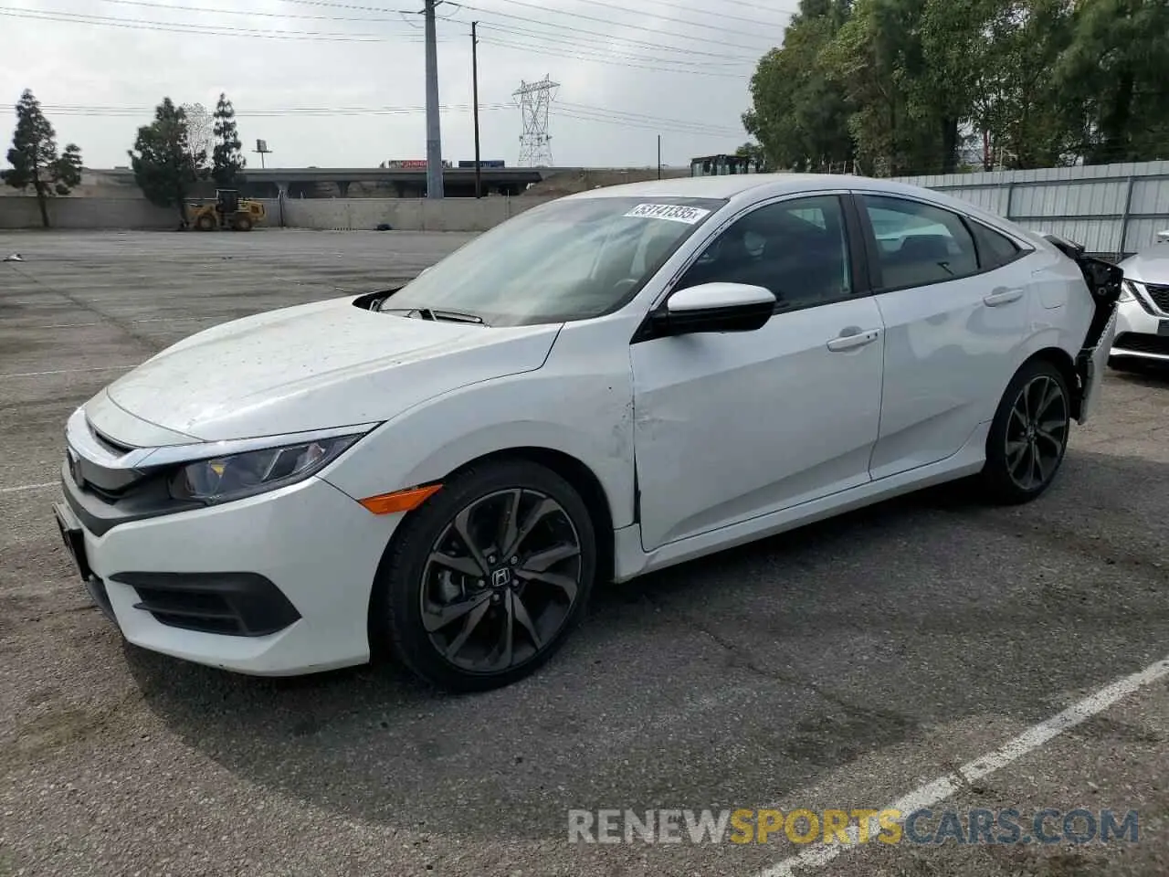 1 Photograph of a damaged car 2HGFC2F80MH503427 HONDA CIVIC 2021