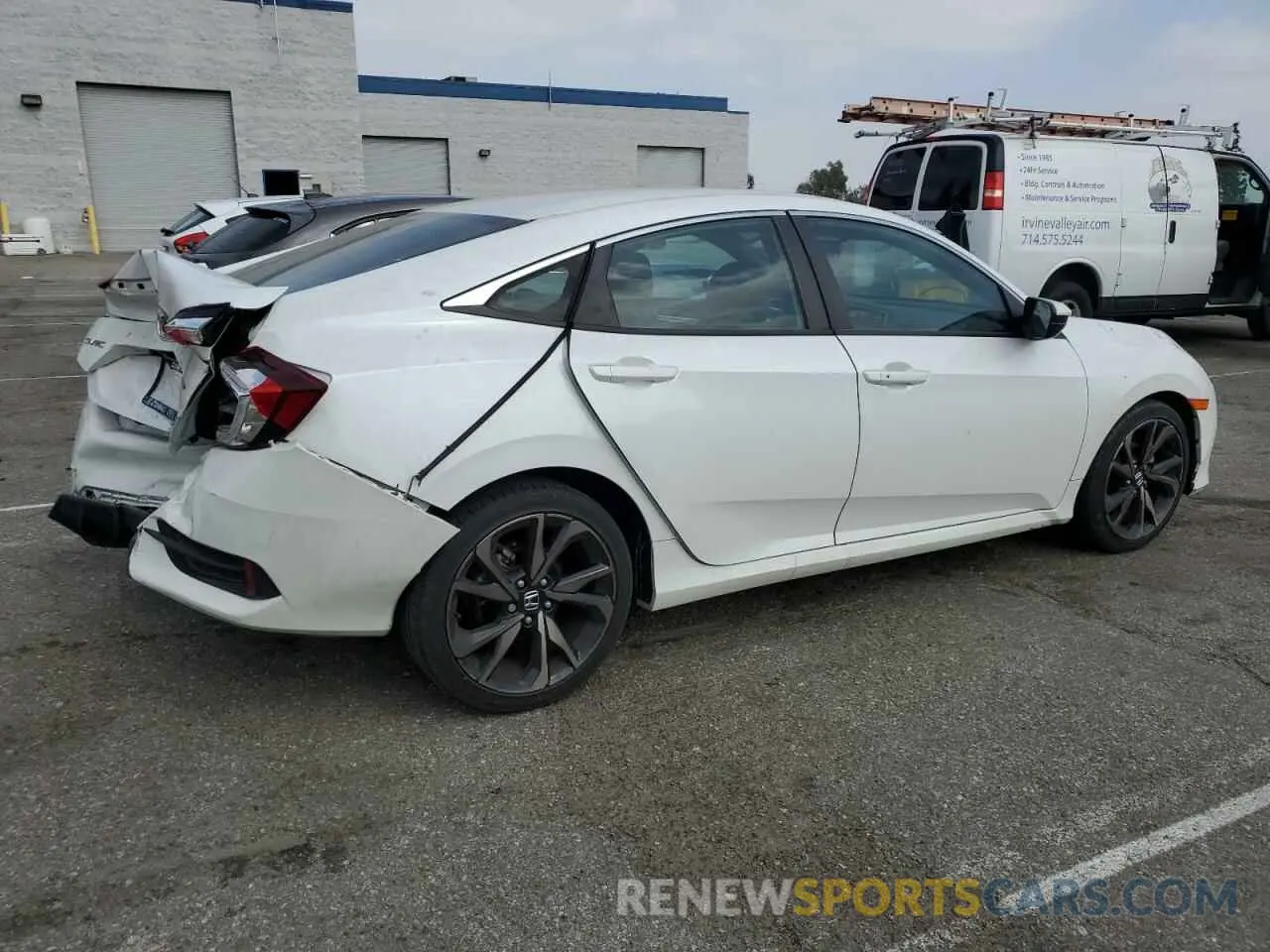 3 Photograph of a damaged car 2HGFC2F80MH503427 HONDA CIVIC 2021