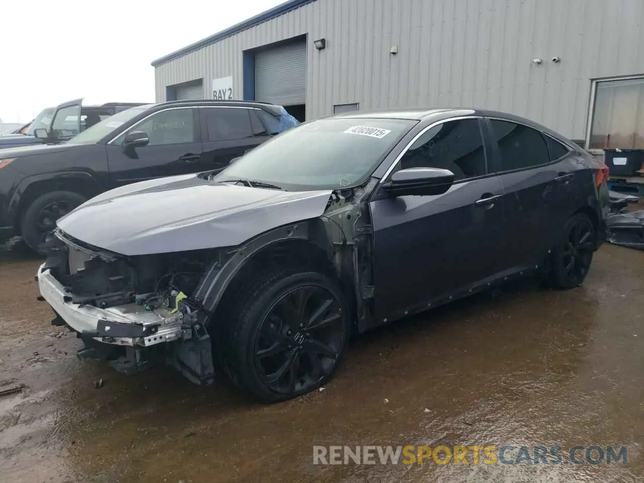 1 Photograph of a damaged car 2HGFC2F80MH512189 HONDA CIVIC 2021