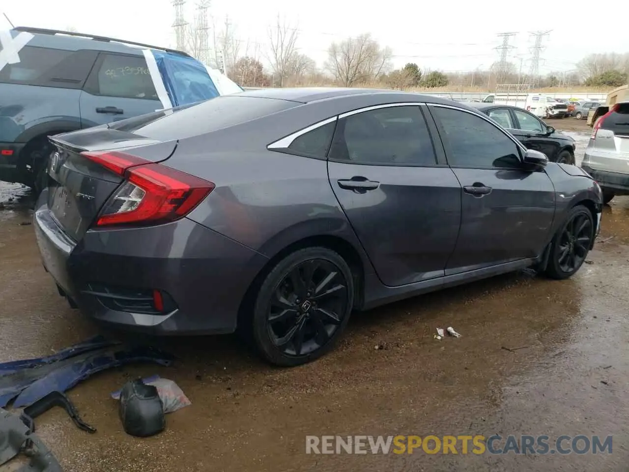 3 Photograph of a damaged car 2HGFC2F80MH512189 HONDA CIVIC 2021