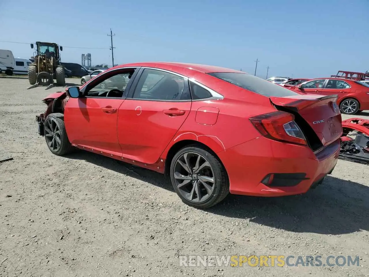 2 Photograph of a damaged car 2HGFC2F80MH514539 HONDA CIVIC 2021