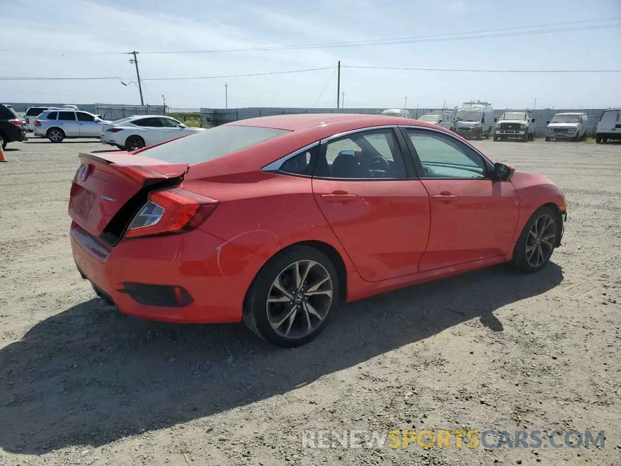 3 Photograph of a damaged car 2HGFC2F80MH514539 HONDA CIVIC 2021