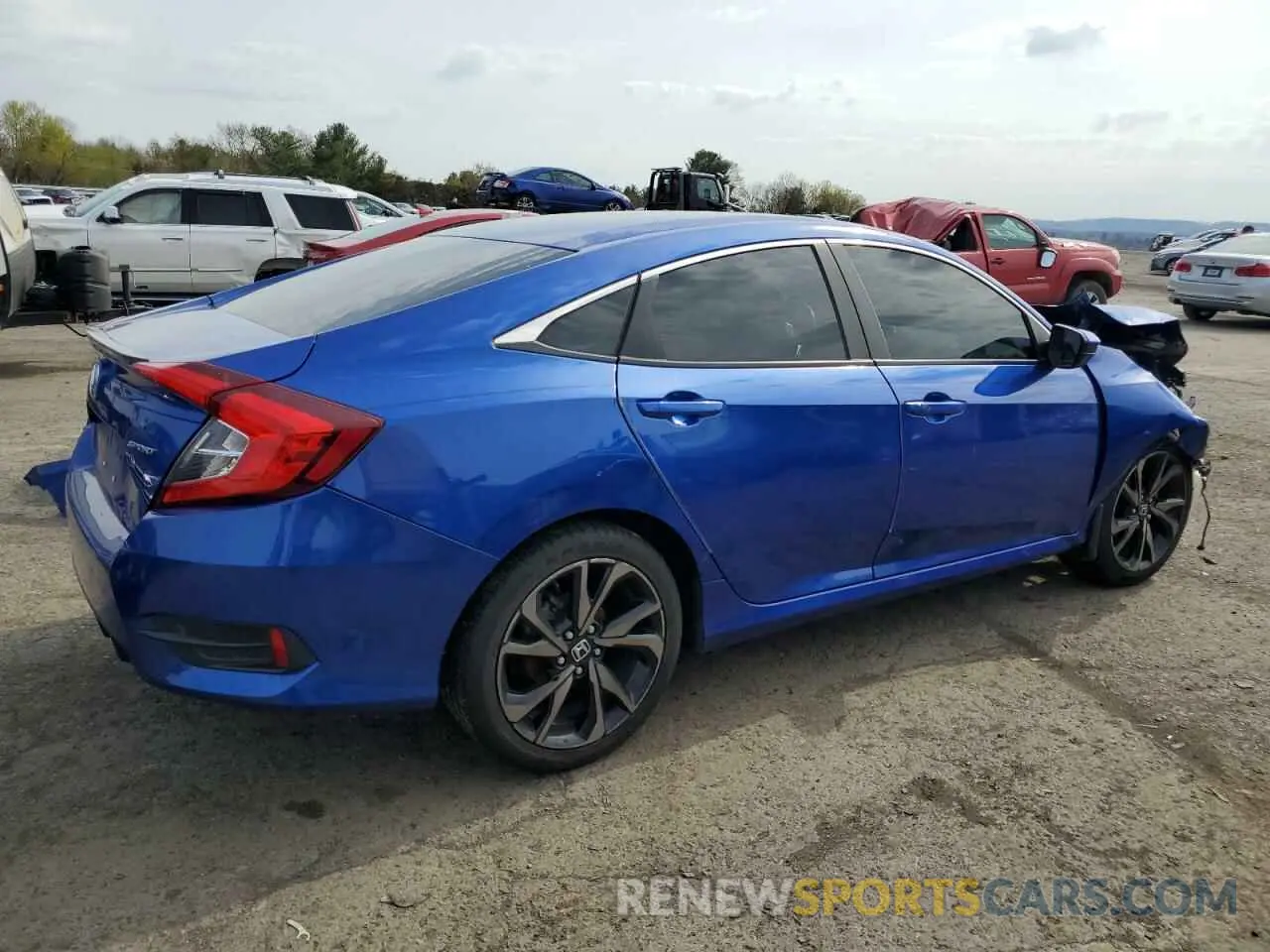 3 Photograph of a damaged car 2HGFC2F80MH517814 HONDA CIVIC 2021