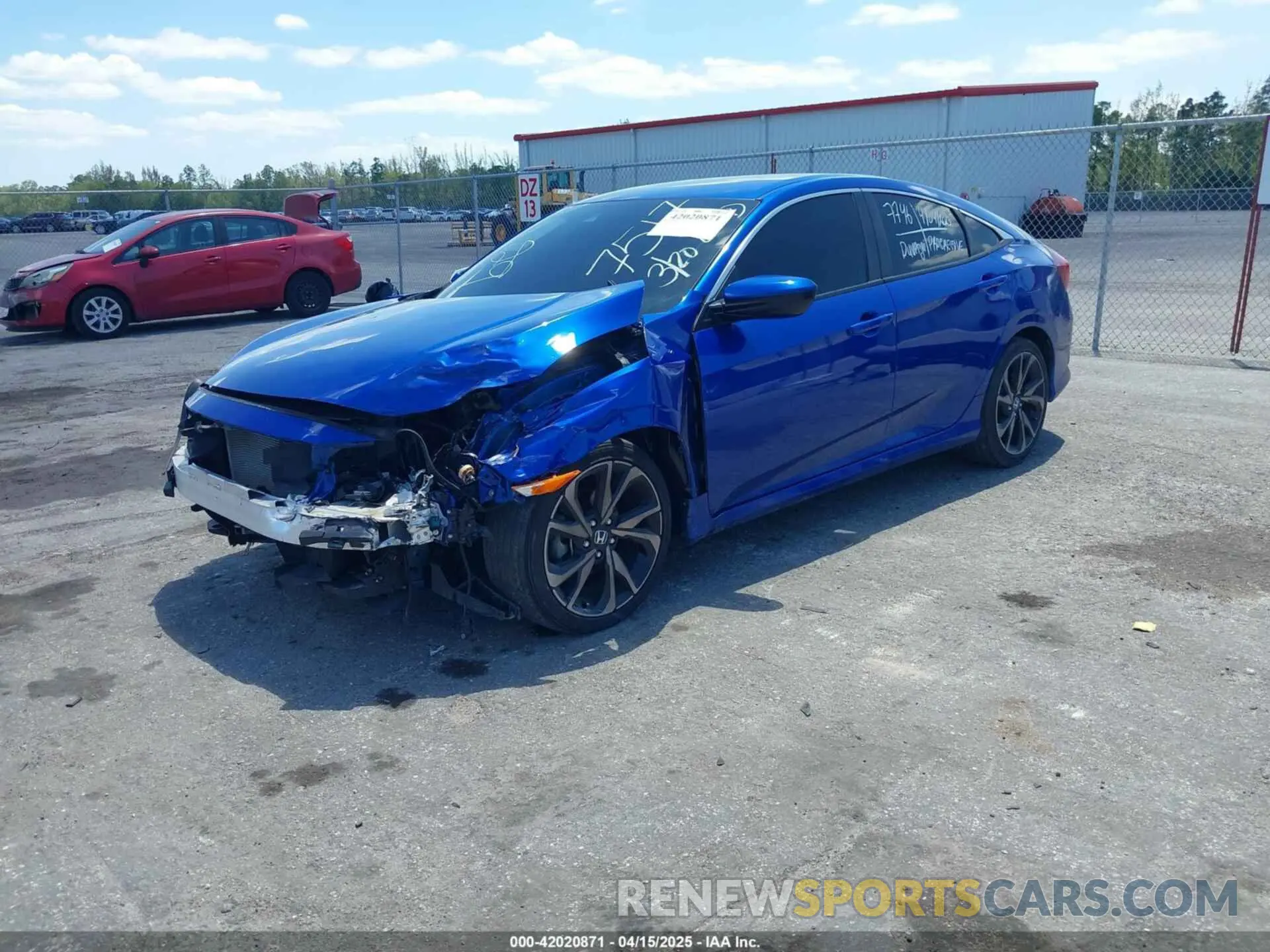 2 Photograph of a damaged car 2HGFC2F80MH527517 HONDA CIVIC 2021
