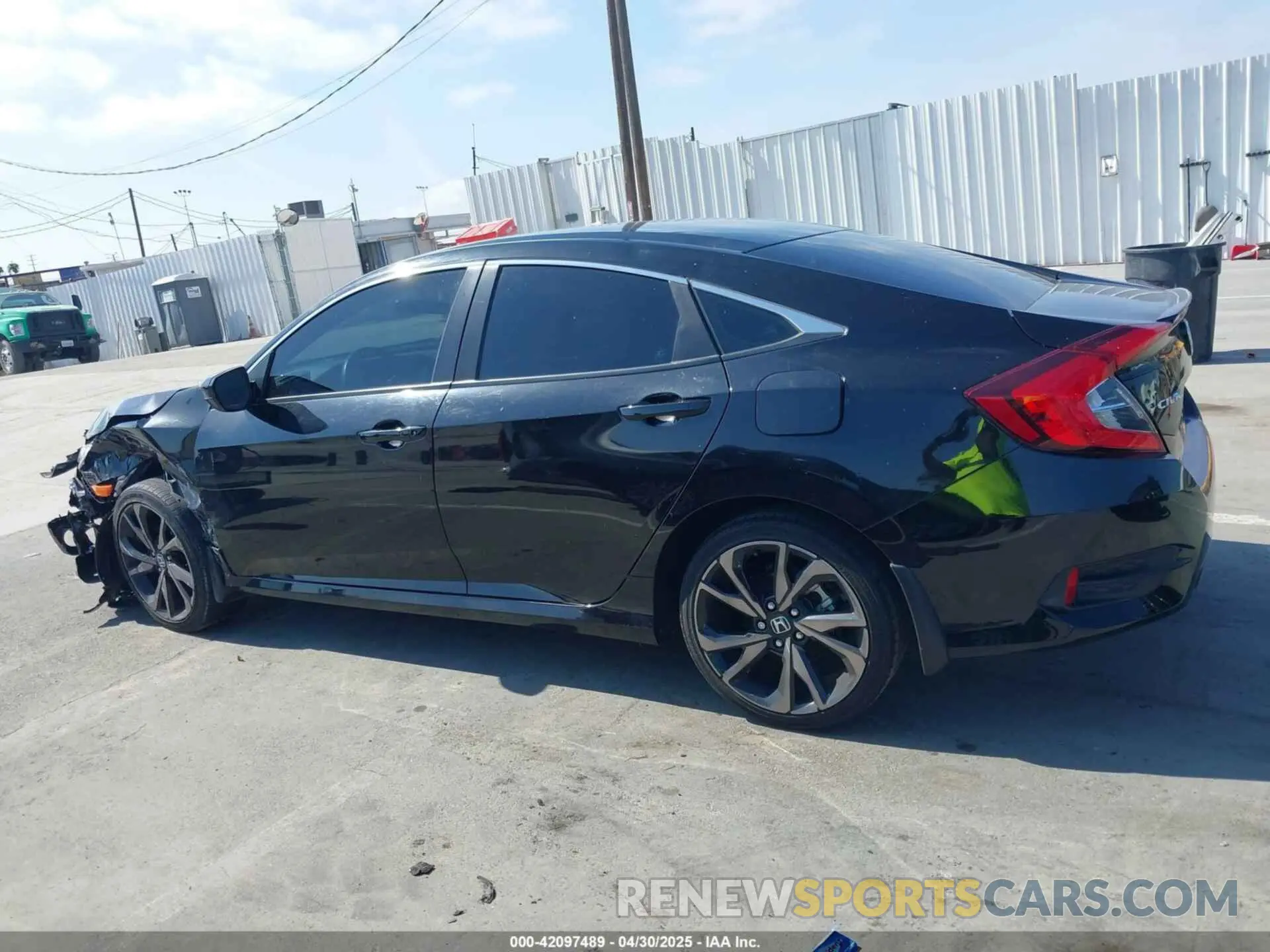 13 Photograph of a damaged car 2HGFC2F80MH529493 HONDA CIVIC 2021