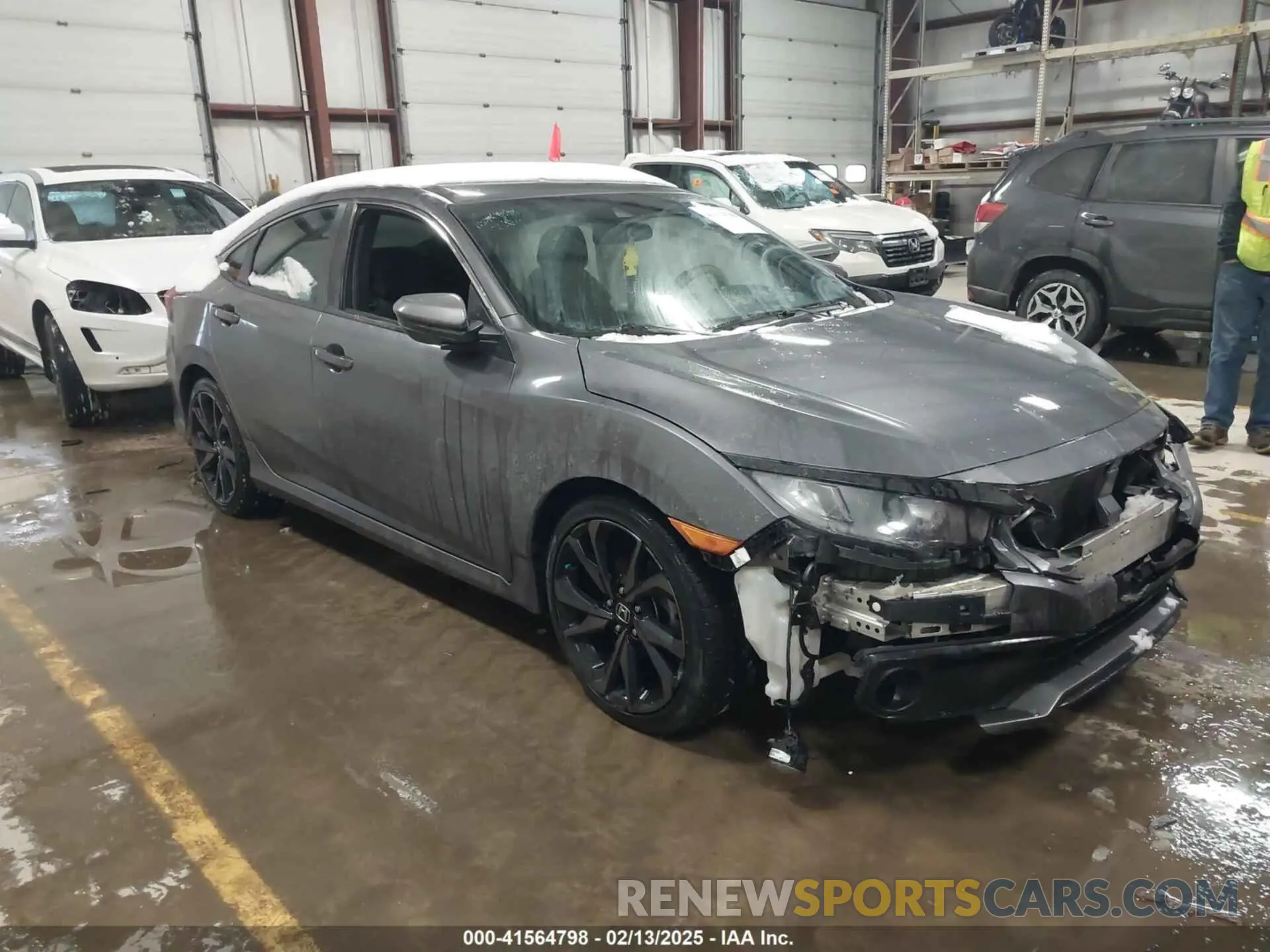 1 Photograph of a damaged car 2HGFC2F80MH535066 HONDA CIVIC 2021
