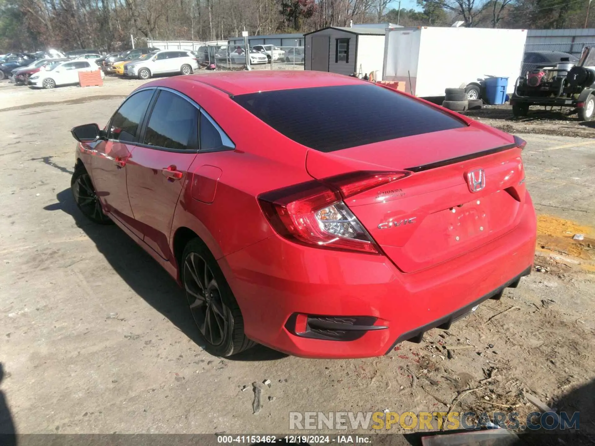 3 Photograph of a damaged car 2HGFC2F80MH537660 HONDA CIVIC 2021