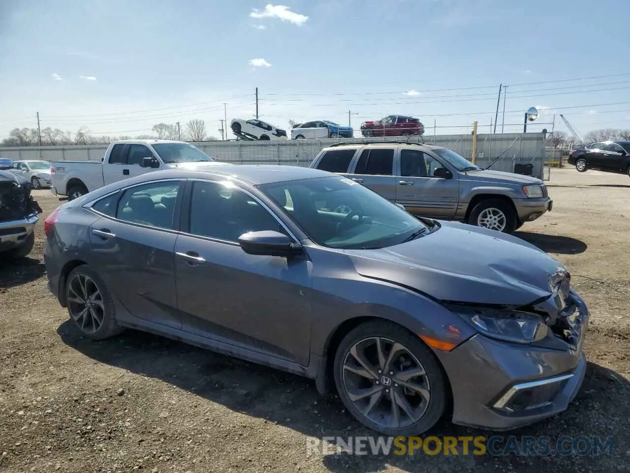 4 Photograph of a damaged car 2HGFC2F80MH548674 HONDA CIVIC 2021