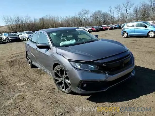 10 Photograph of a damaged car 2HGFC2F81MH506997 HONDA CIVIC 2021