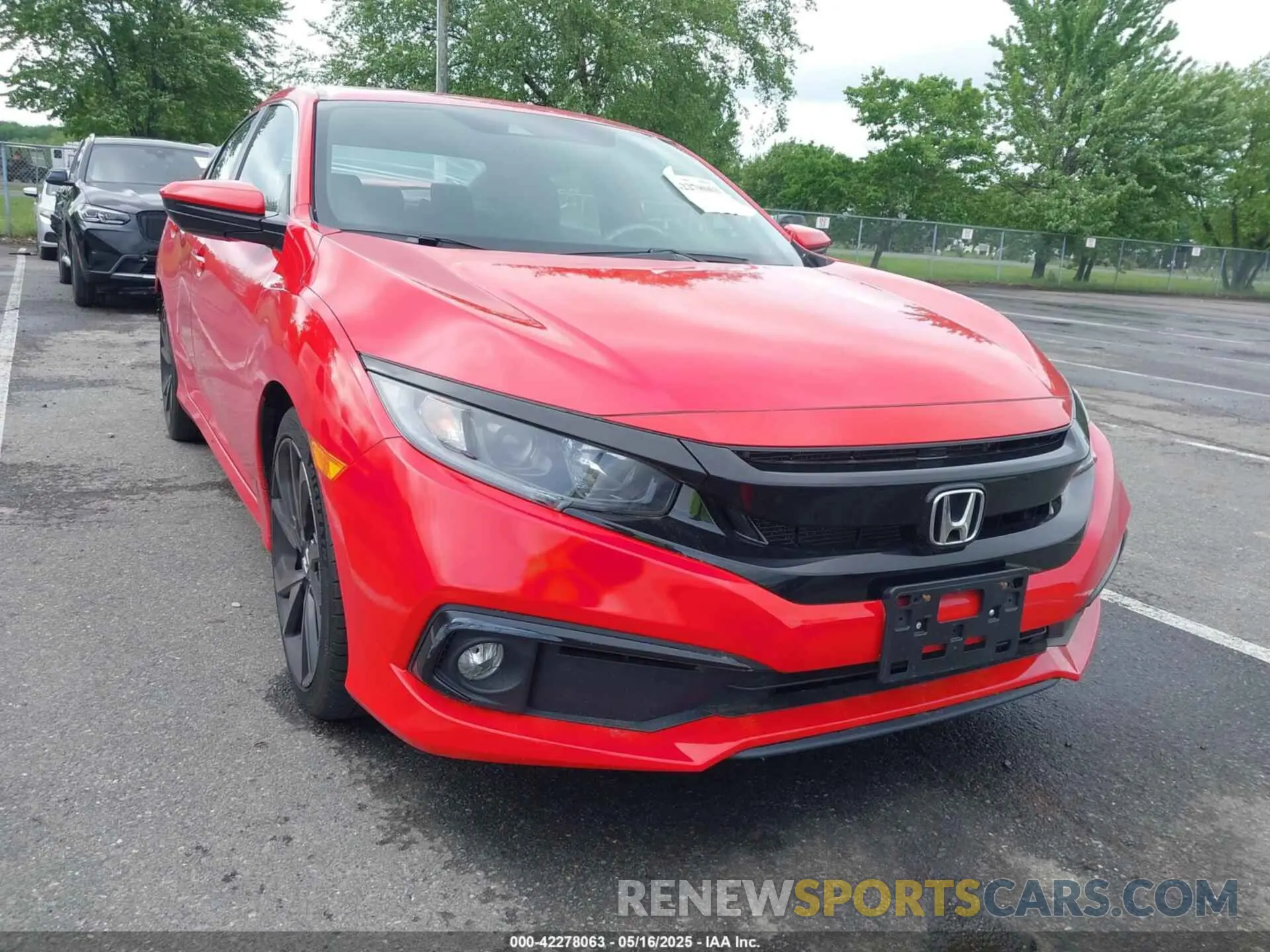 1 Photograph of a damaged car 2HGFC2F81MH520687 HONDA CIVIC 2021