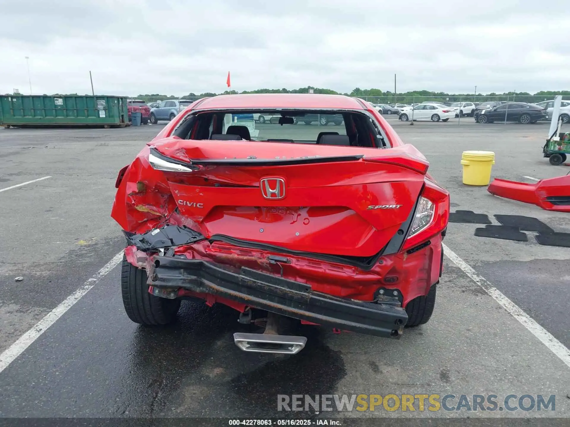 16 Photograph of a damaged car 2HGFC2F81MH520687 HONDA CIVIC 2021