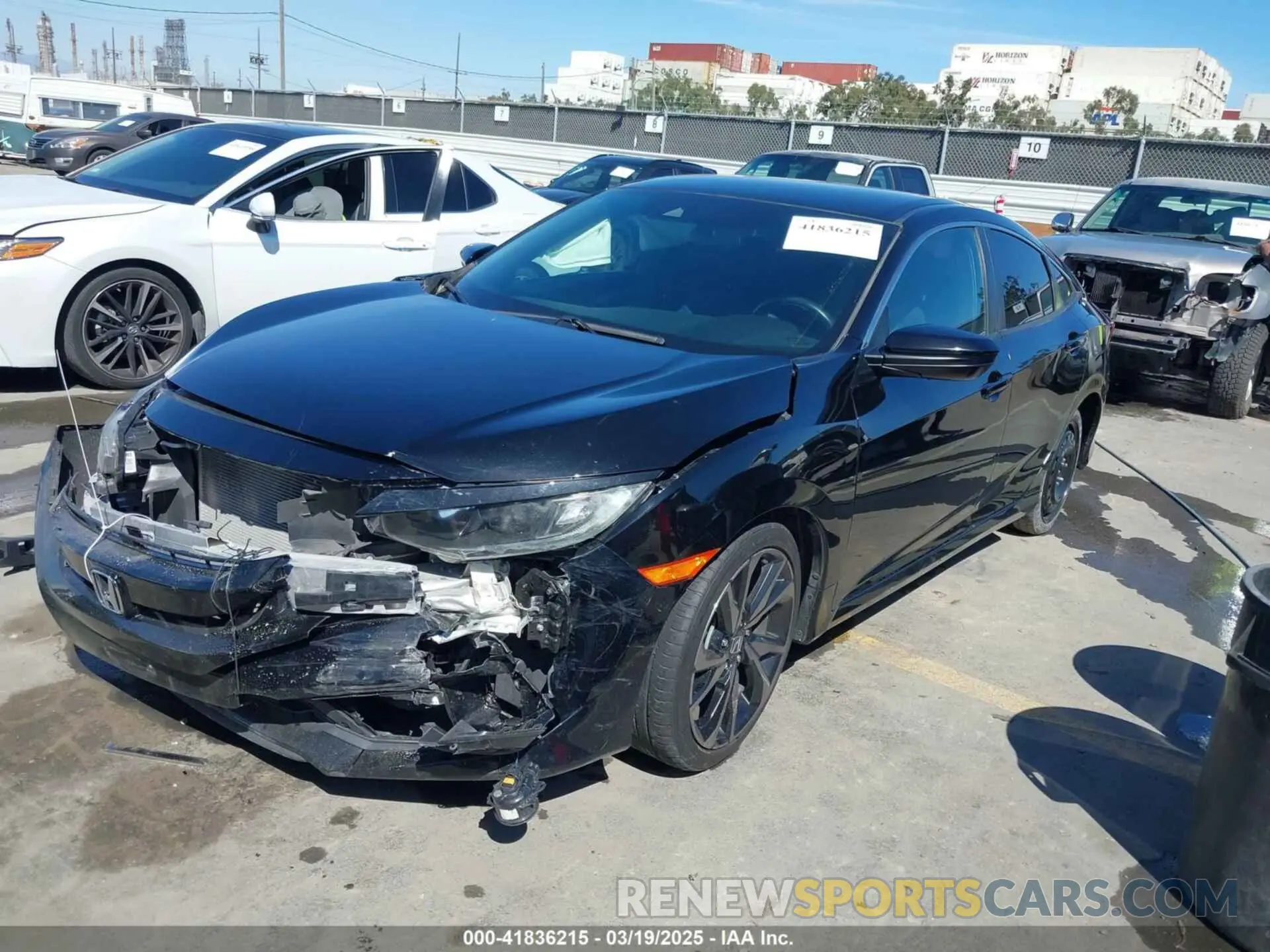 2 Photograph of a damaged car 2HGFC2F81MH529499 HONDA CIVIC 2021