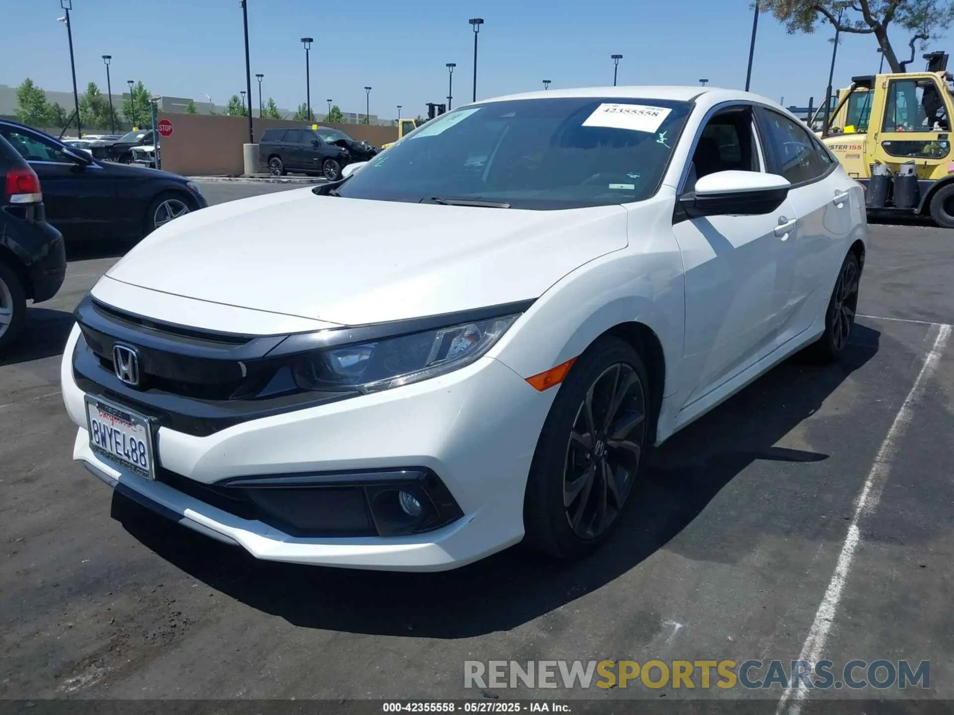 2 Photograph of a damaged car 2HGFC2F81MH531723 HONDA CIVIC 2021