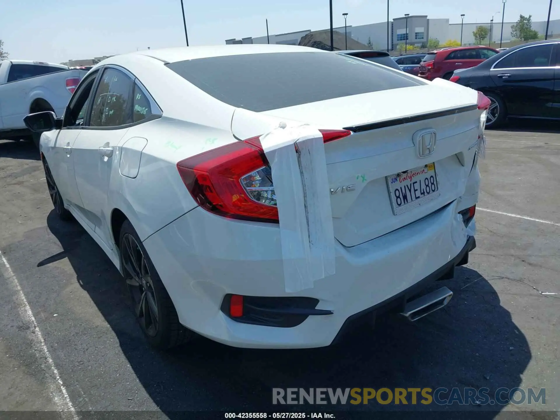 3 Photograph of a damaged car 2HGFC2F81MH531723 HONDA CIVIC 2021
