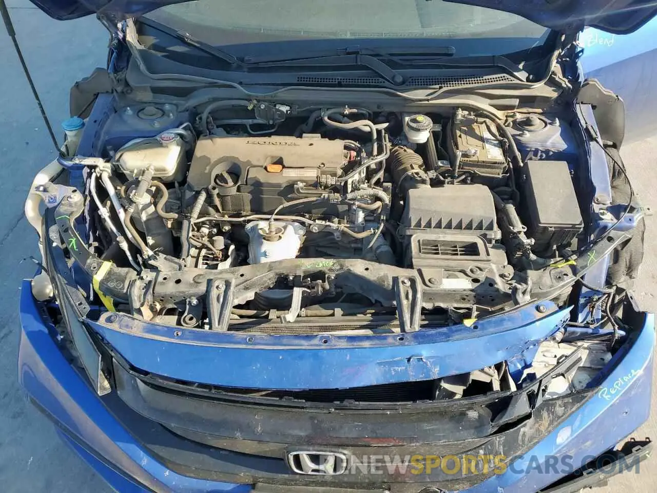 11 Photograph of a damaged car 2HGFC2F81MH533780 HONDA CIVIC 2021