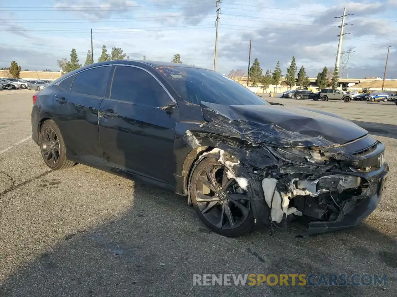 4 Photograph of a damaged car 2HGFC2F81MH537604 HONDA CIVIC 2021