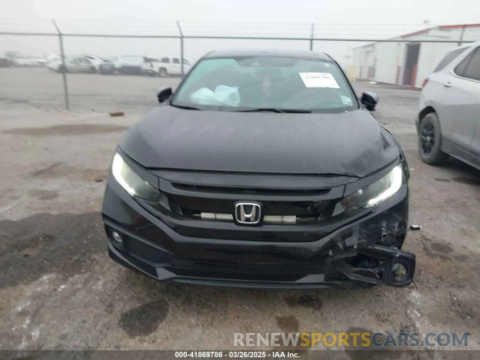 12 Photograph of a damaged car 2HGFC2F81MH546593 HONDA CIVIC 2021