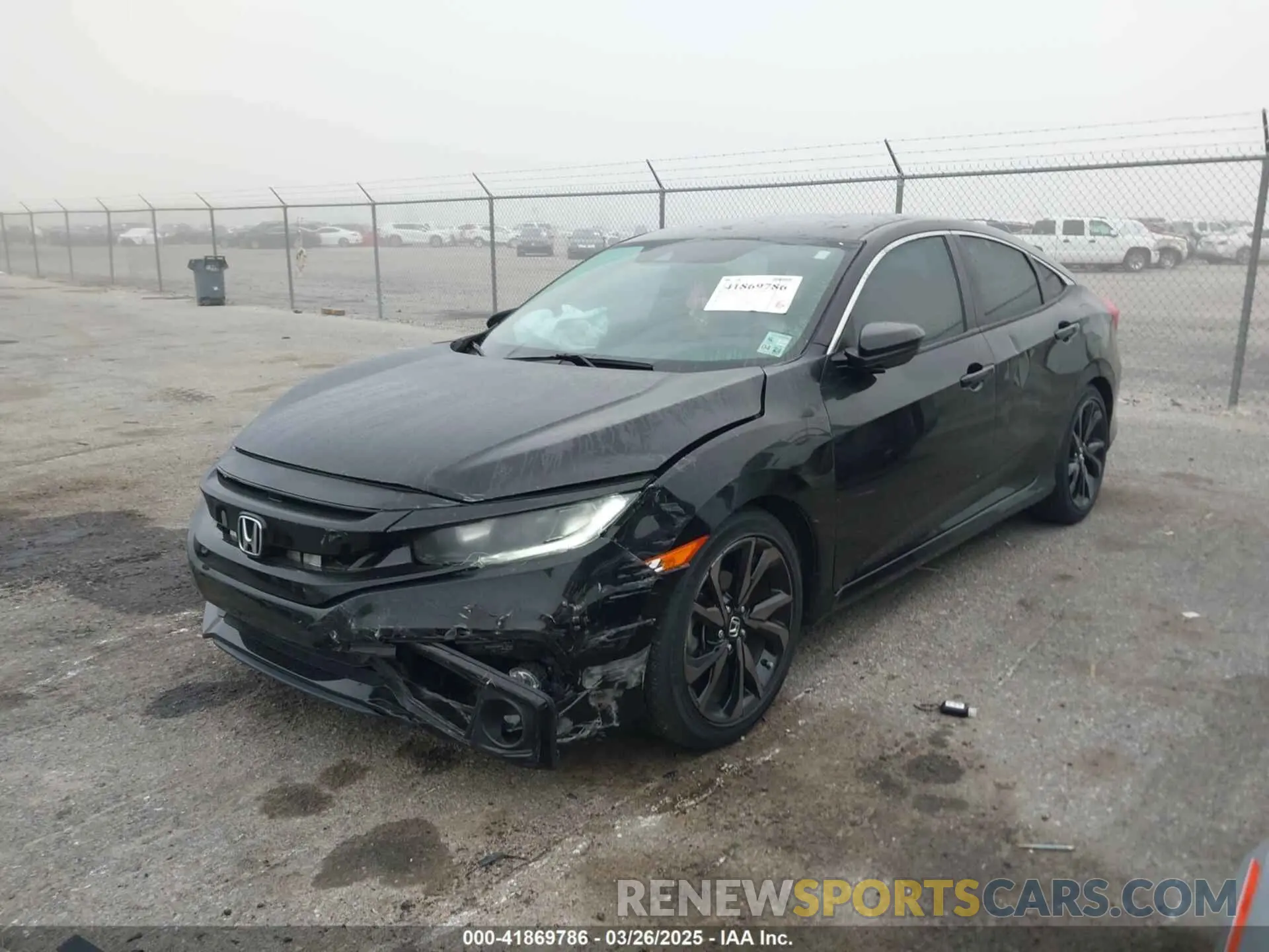 2 Photograph of a damaged car 2HGFC2F81MH546593 HONDA CIVIC 2021