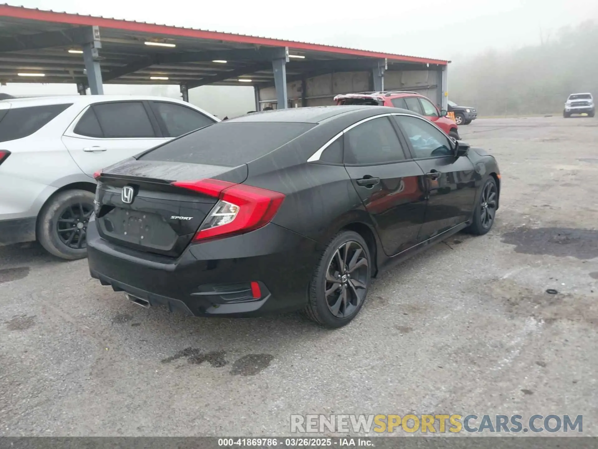 4 Photograph of a damaged car 2HGFC2F81MH546593 HONDA CIVIC 2021