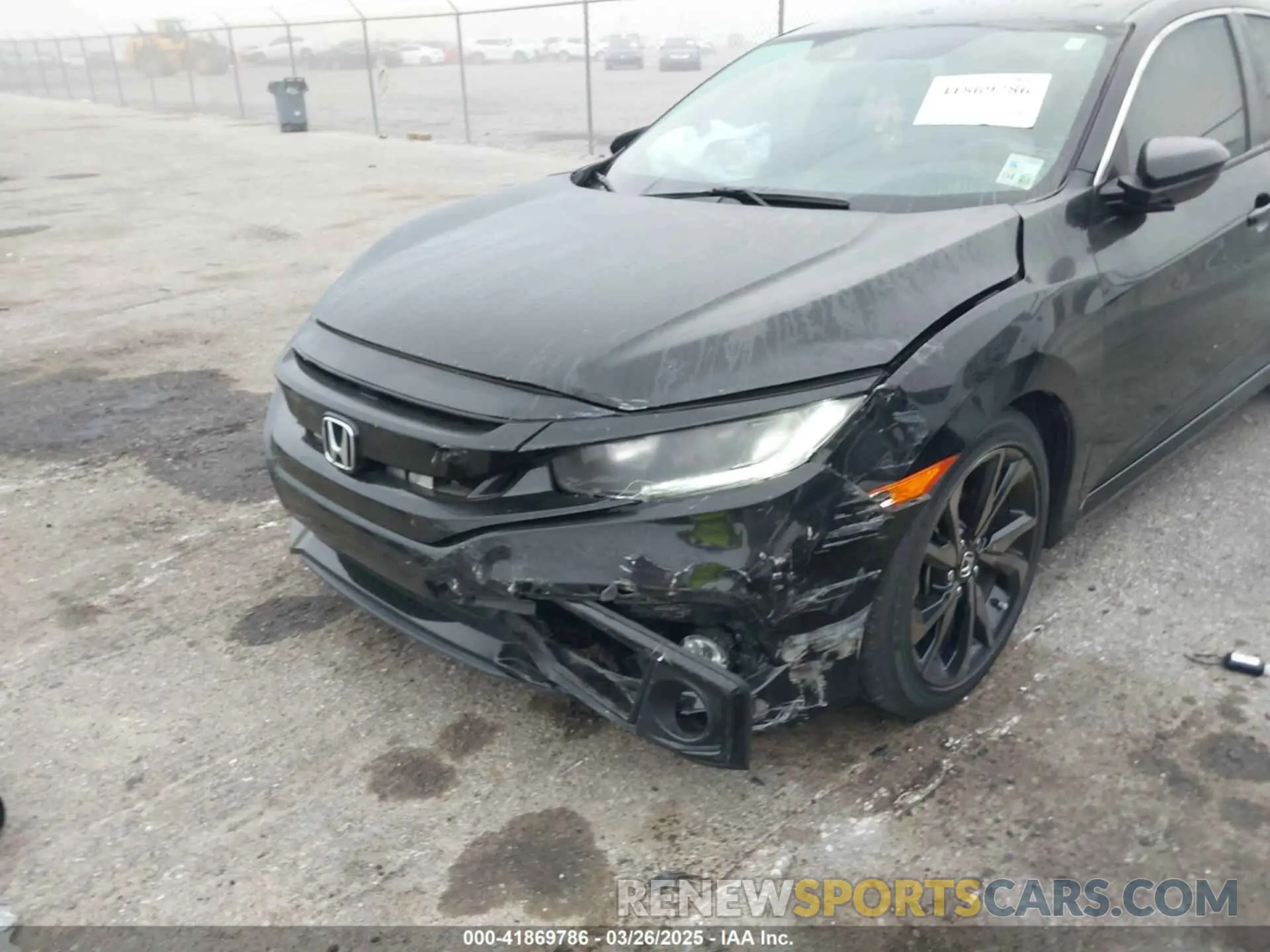6 Photograph of a damaged car 2HGFC2F81MH546593 HONDA CIVIC 2021