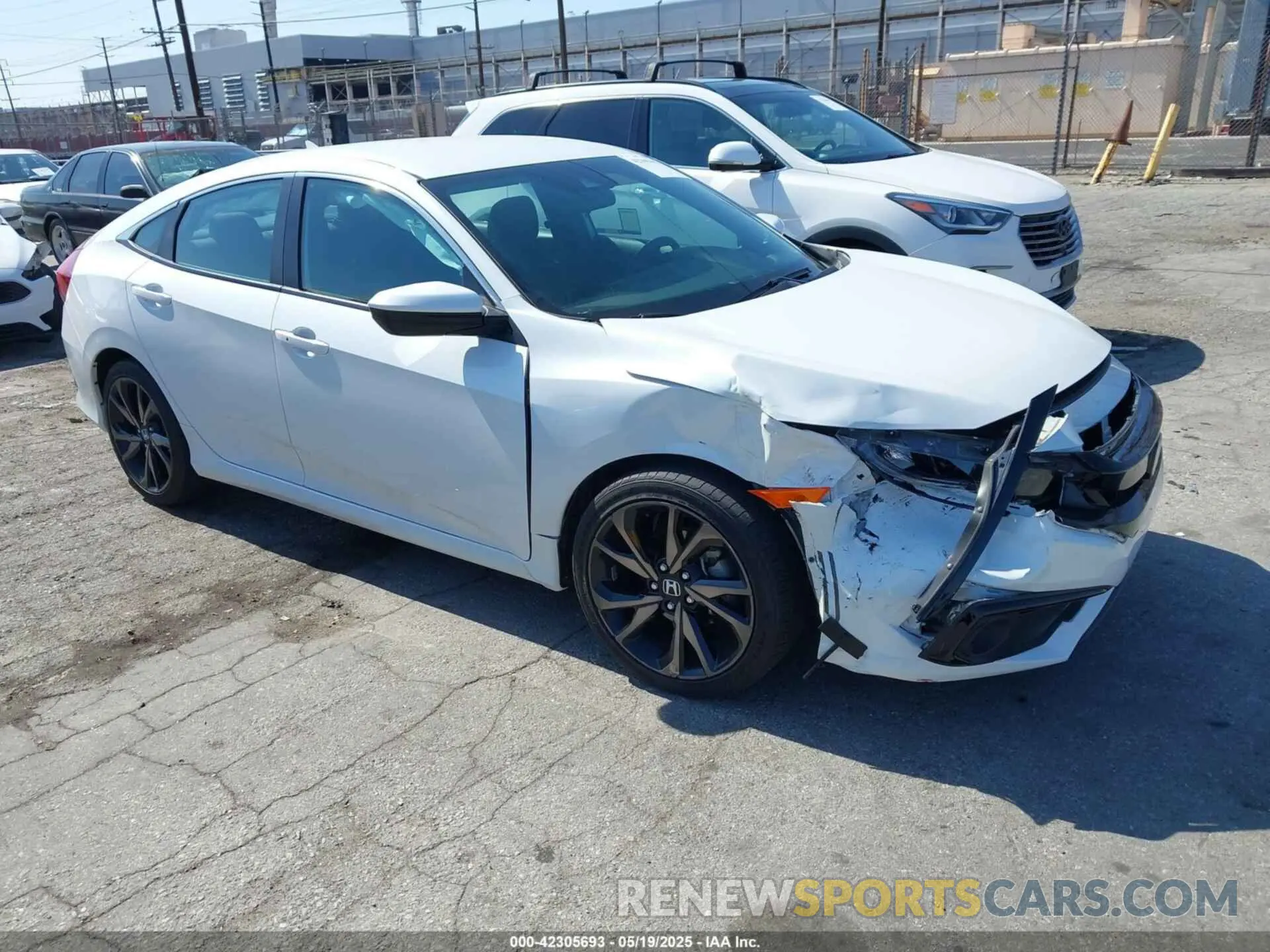 1 Photograph of a damaged car 2HGFC2F81MH549722 HONDA CIVIC 2021
