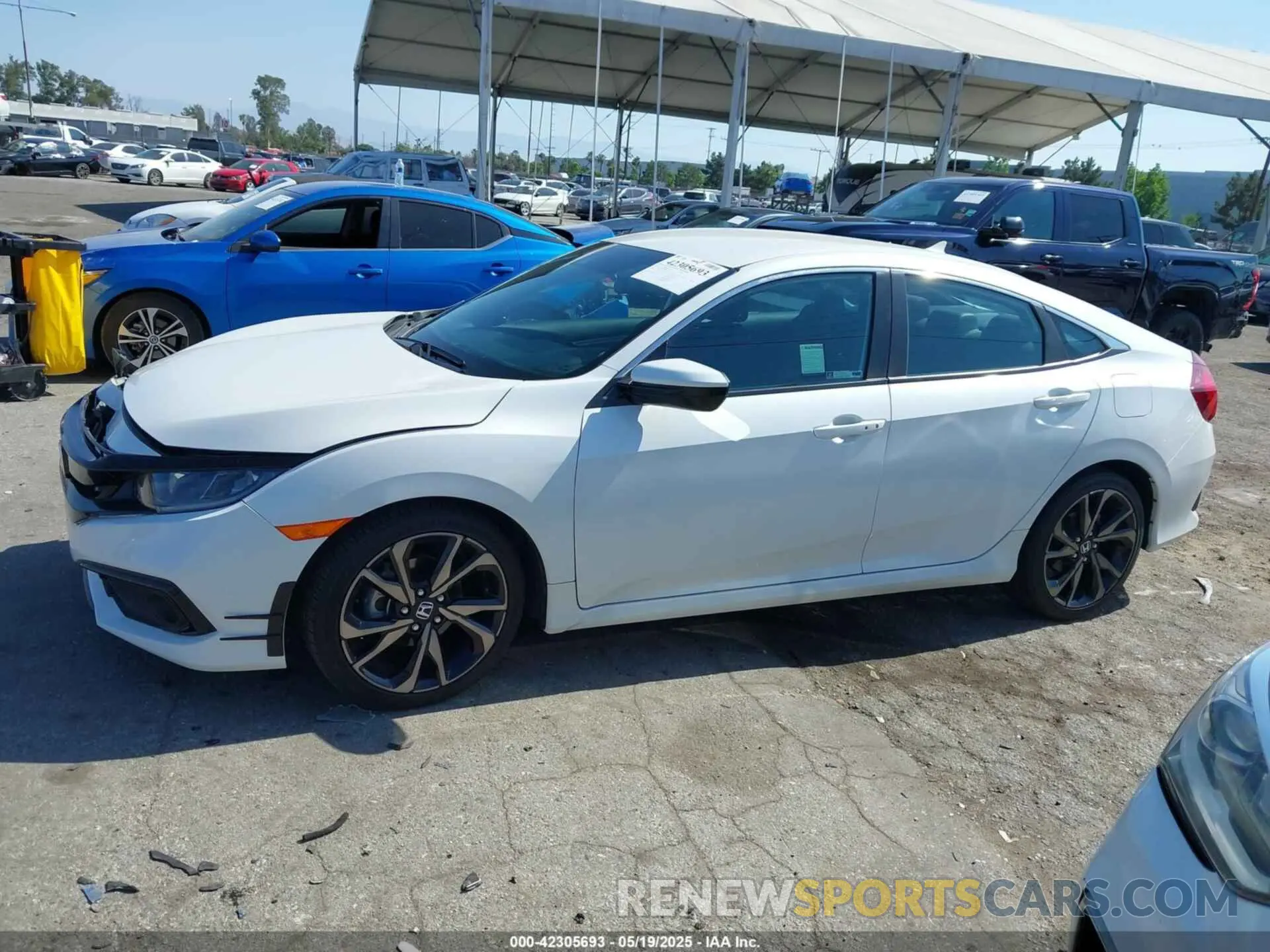 14 Photograph of a damaged car 2HGFC2F81MH549722 HONDA CIVIC 2021