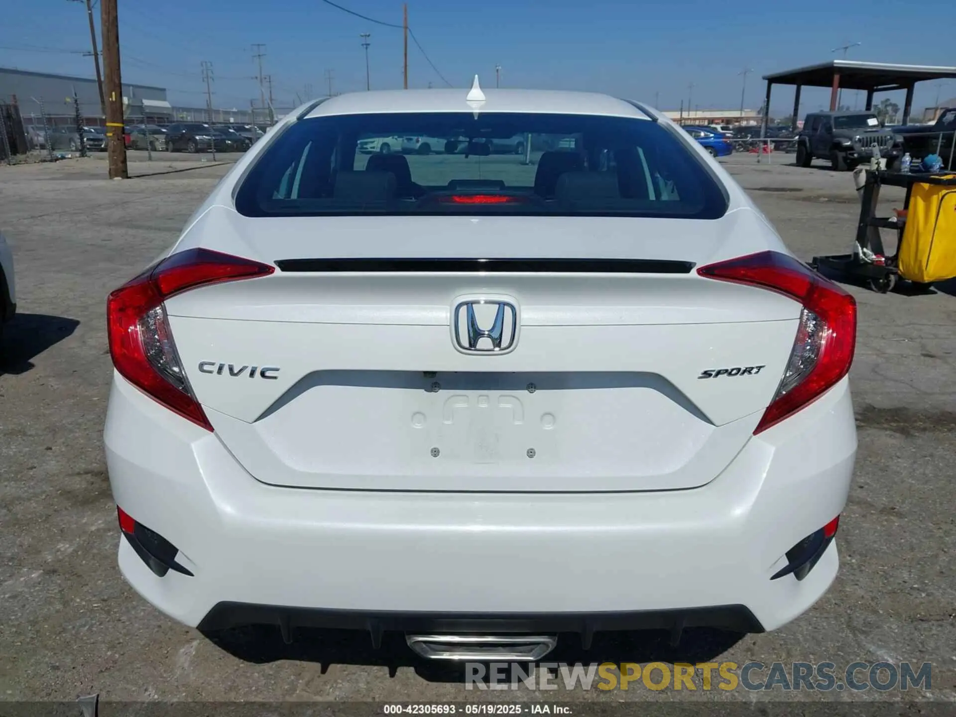 16 Photograph of a damaged car 2HGFC2F81MH549722 HONDA CIVIC 2021