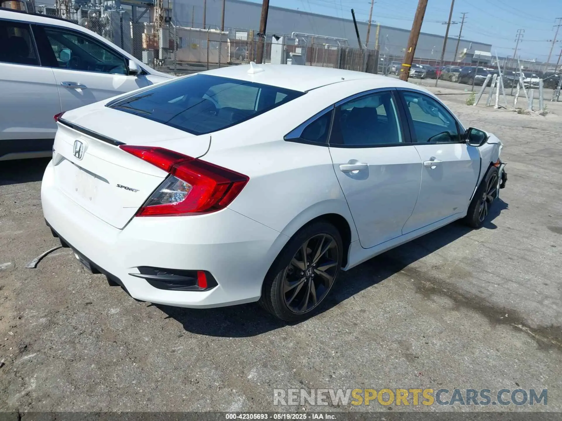 4 Photograph of a damaged car 2HGFC2F81MH549722 HONDA CIVIC 2021
