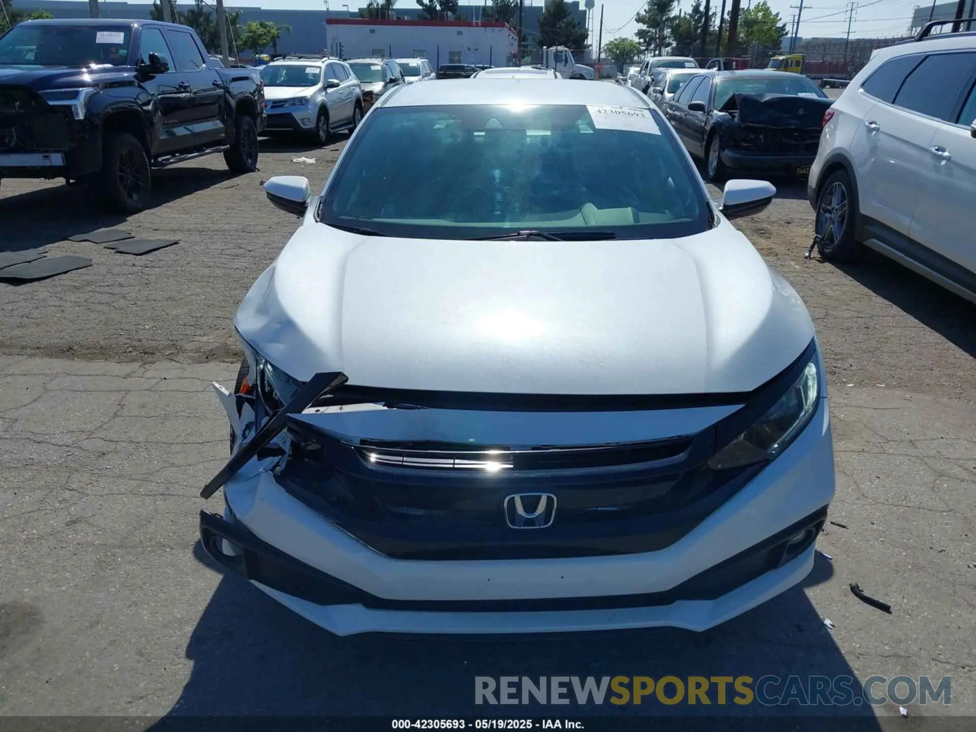 6 Photograph of a damaged car 2HGFC2F81MH549722 HONDA CIVIC 2021