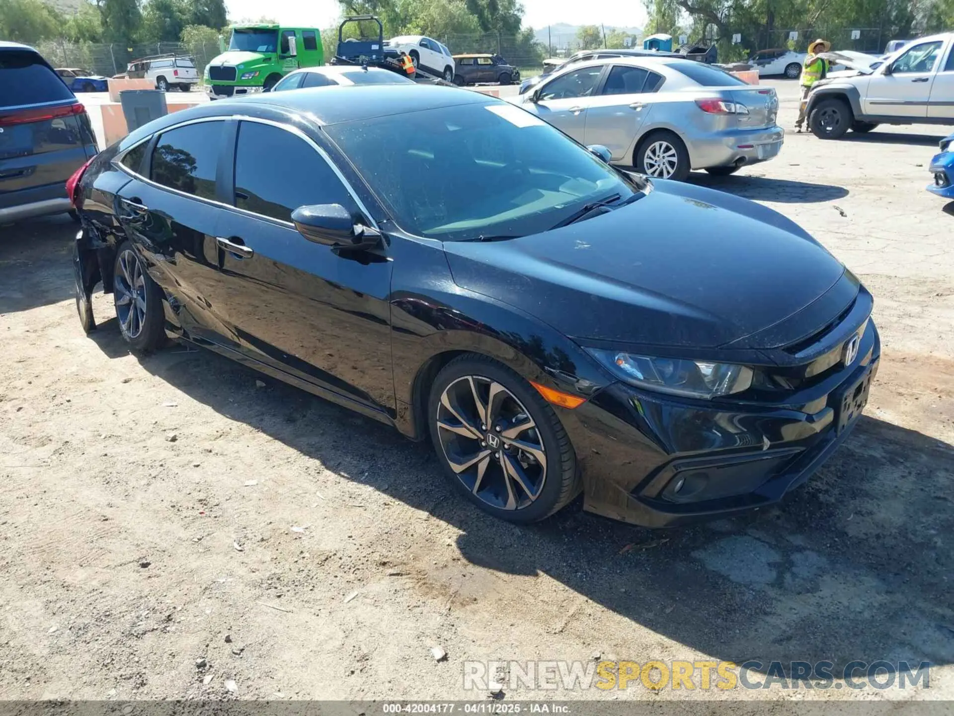 1 Photograph of a damaged car 2HGFC2F81MH550417 HONDA CIVIC 2021