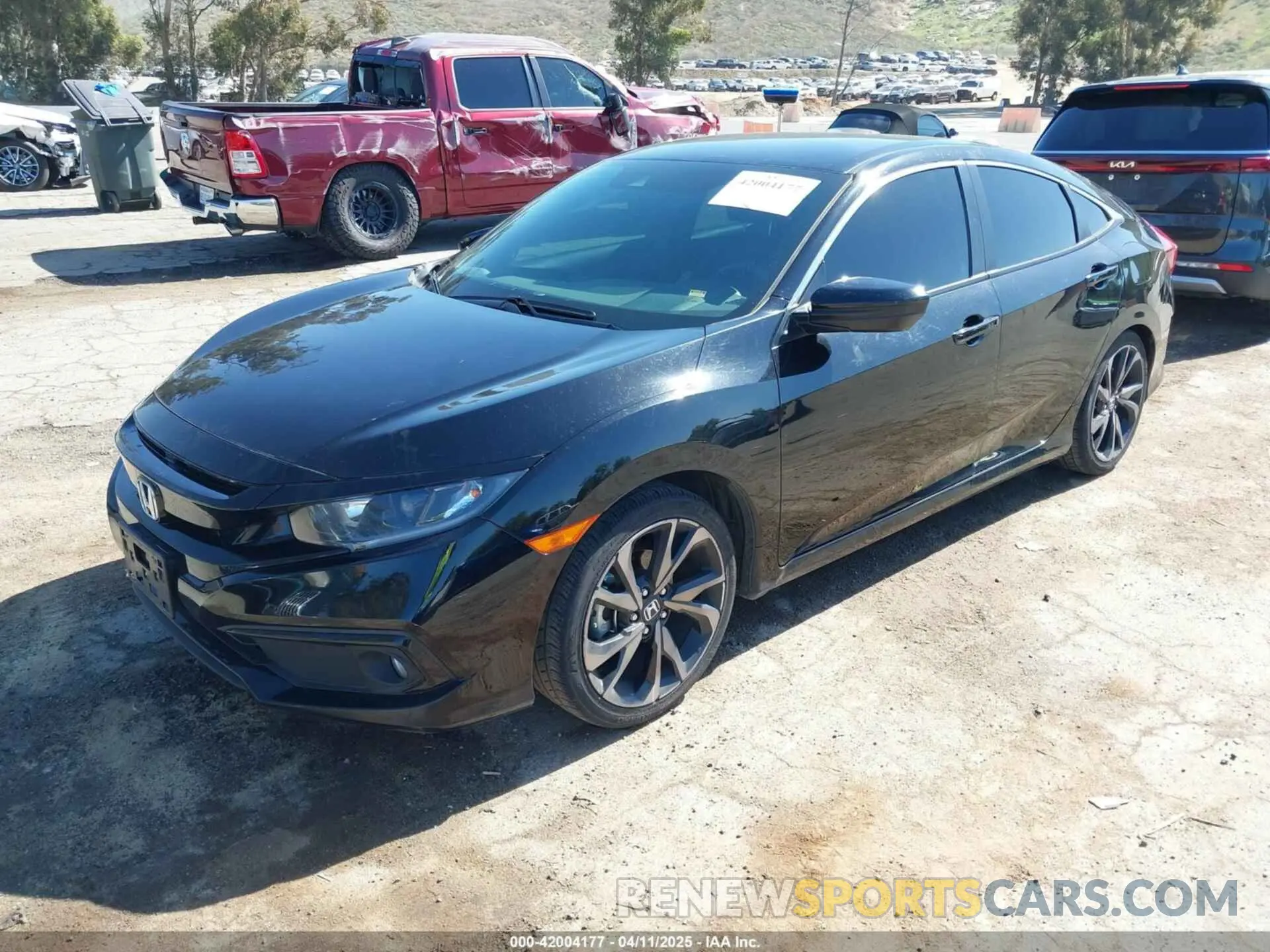 2 Photograph of a damaged car 2HGFC2F81MH550417 HONDA CIVIC 2021
