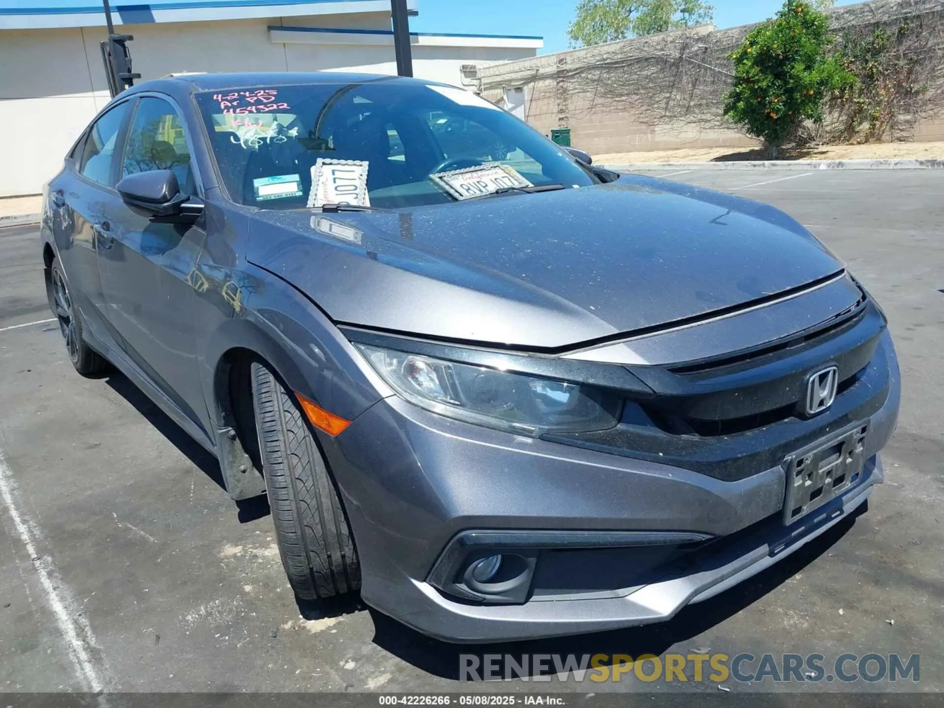 1 Photograph of a damaged car 2HGFC2F81MH550580 HONDA CIVIC 2021