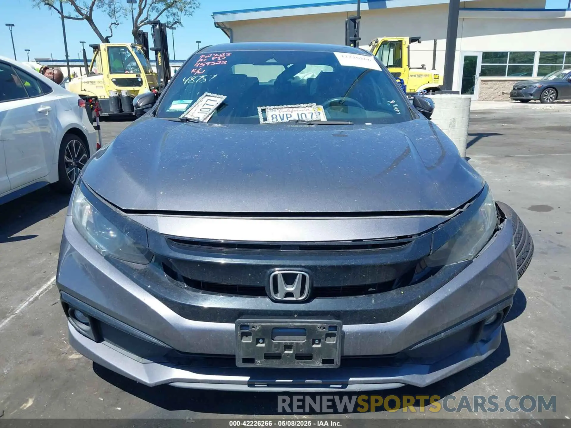 12 Photograph of a damaged car 2HGFC2F81MH550580 HONDA CIVIC 2021