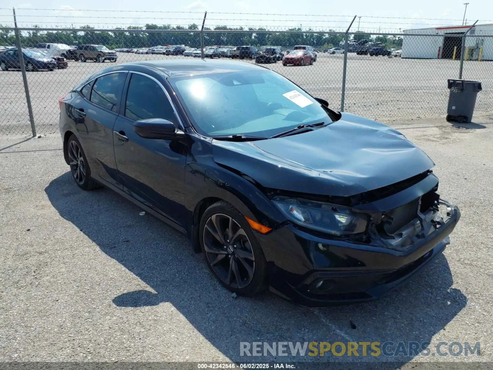 1 Photograph of a damaged car 2HGFC2F82MH500268 HONDA CIVIC 2021