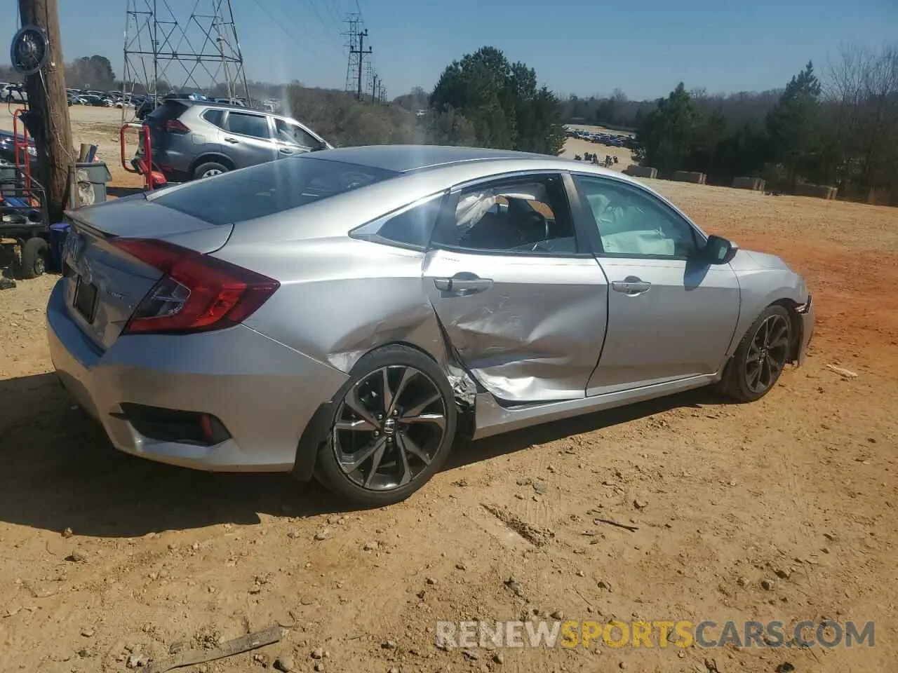 3 Photograph of a damaged car 2HGFC2F82MH537031 HONDA CIVIC 2021
