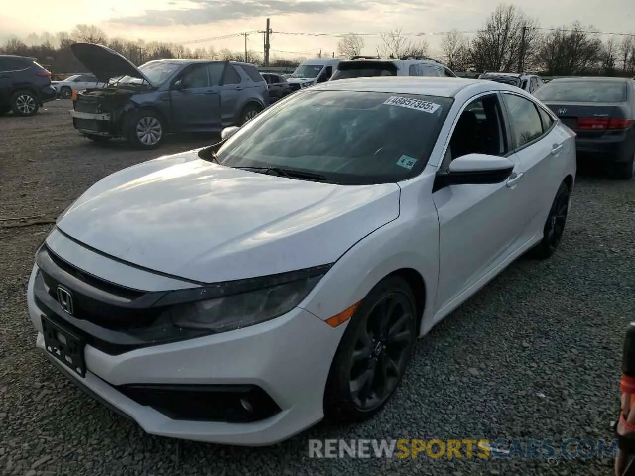 1 Photograph of a damaged car 2HGFC2F82MH540110 HONDA CIVIC 2021