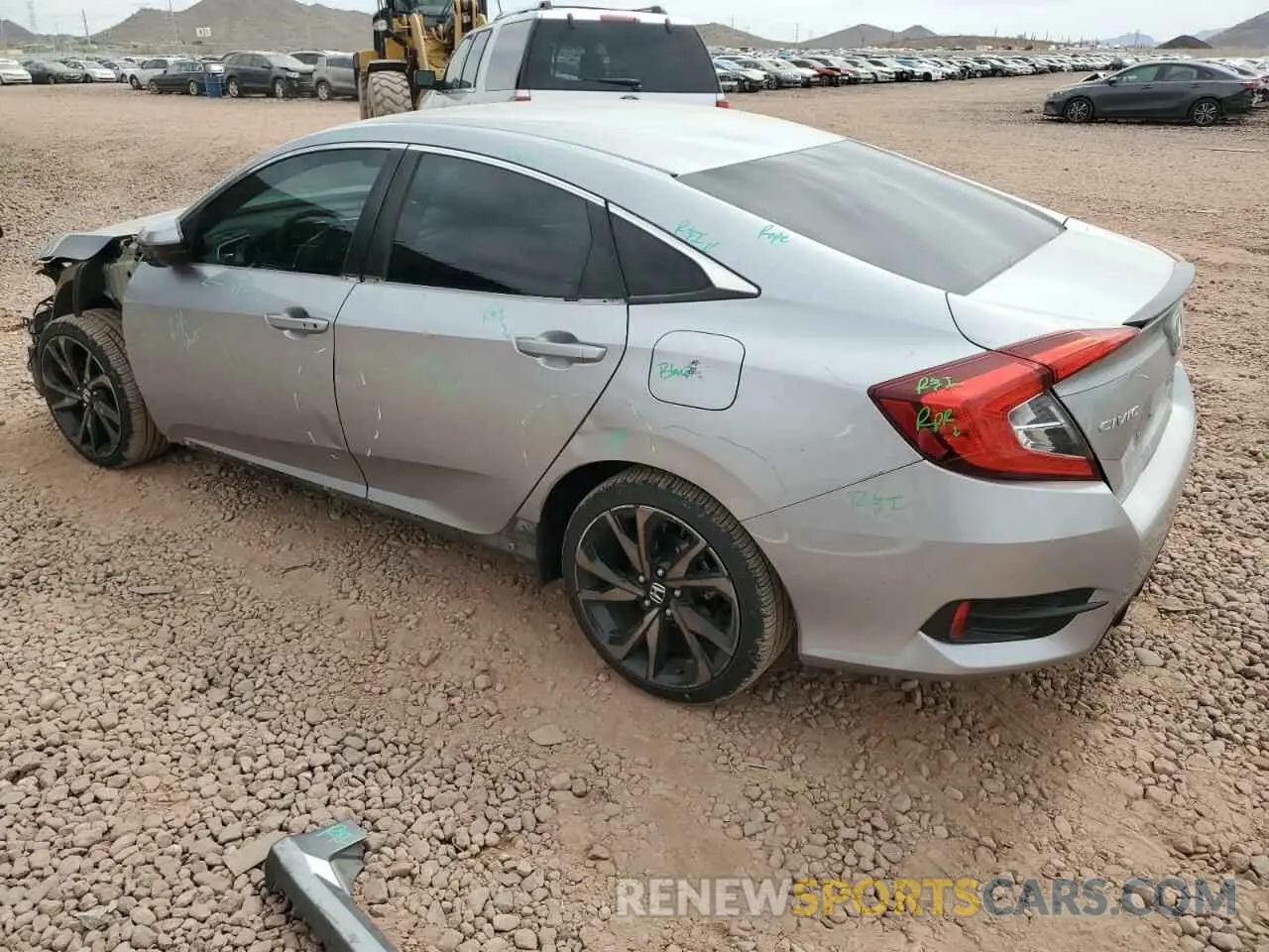 2 Photograph of a damaged car 2HGFC2F82MH543055 HONDA CIVIC 2021